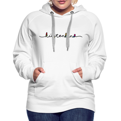 Frauen Premium Hoodie - Küstenkind - Weiß