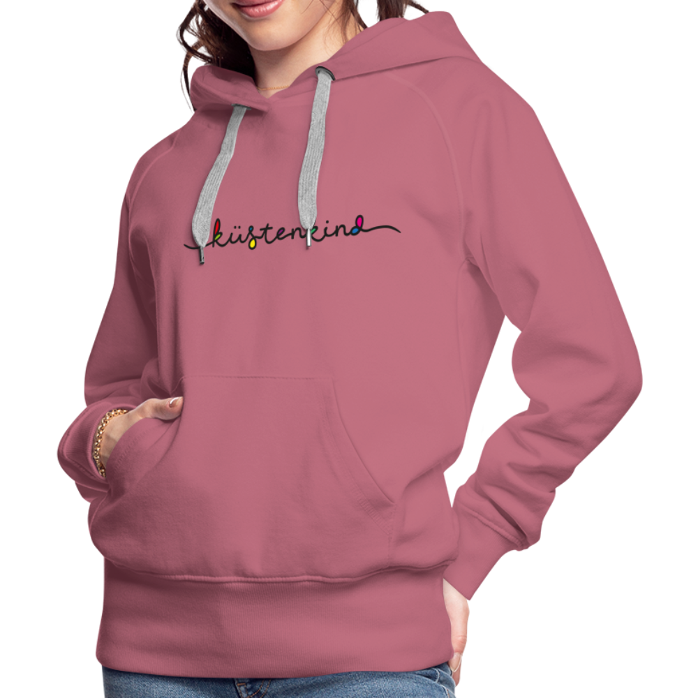 Frauen Premium Hoodie - Küstenkind - Malve