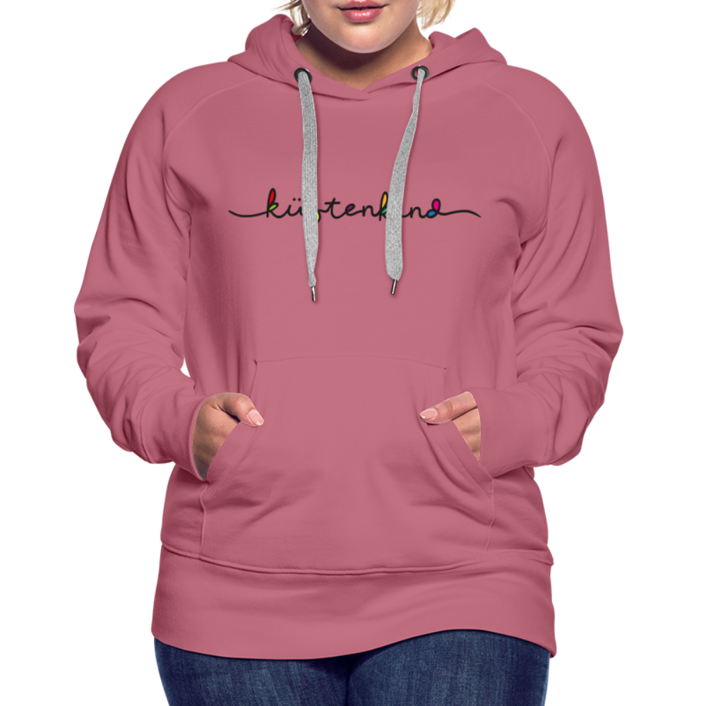 Frauen Premium Hoodie - Küstenkind - Malve