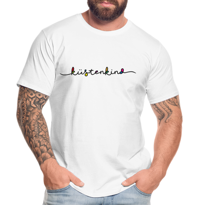 Männer Premium Bio T-Shirt - Küstenkind - Weiß